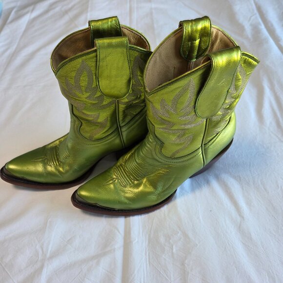 Idyllwind Metallic Green Cowgirl Boots - Picture 3 of 11